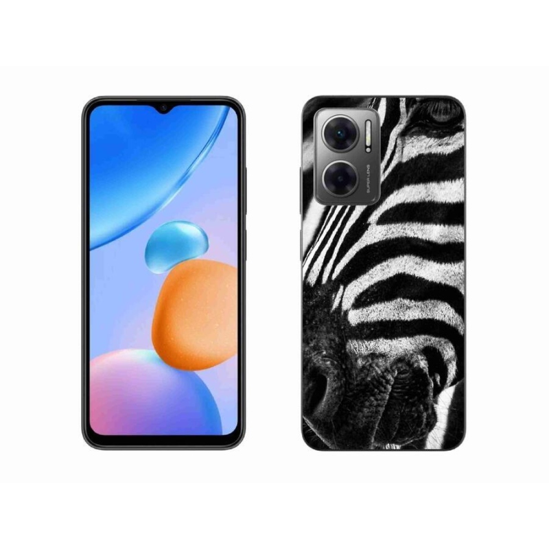 Gél borítás mmCase a Xiaomi Redmi 10 5G készülékhez - zebra