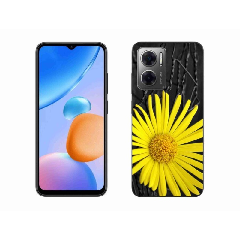Gél borítás mmCase a Xiaomi Redmi 10 5G-hez - sárga virág