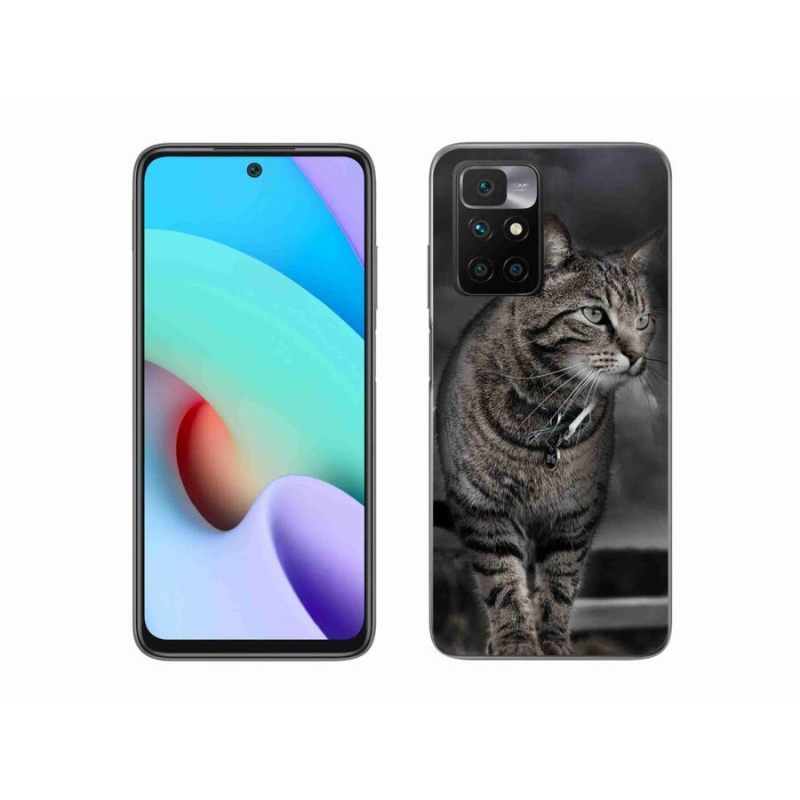 Zselés borítás mmCase a Xiaomi Redmi 10/Redmi 10 (2022) - macska
