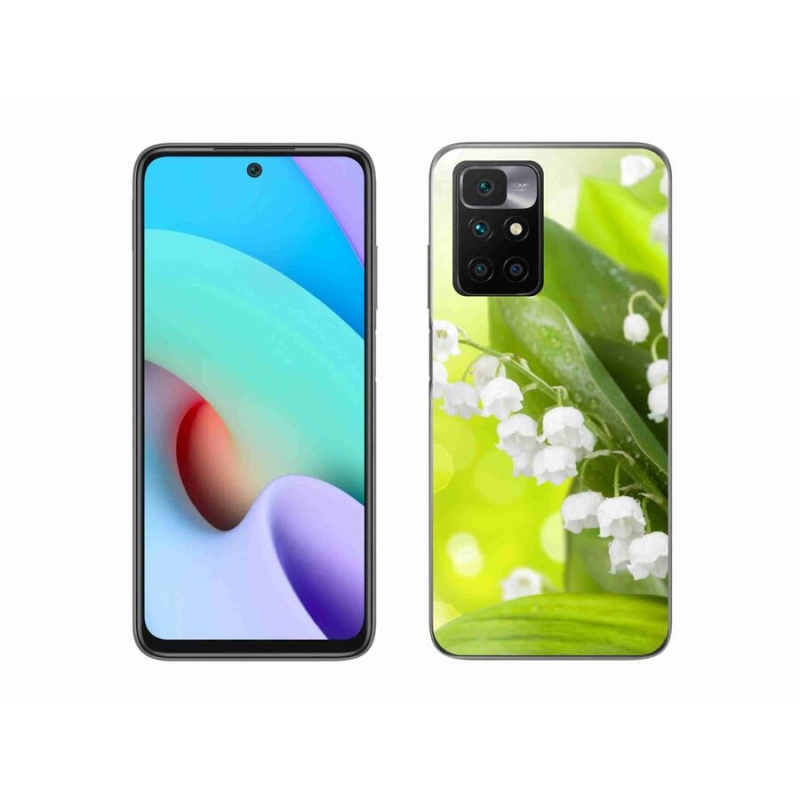 Gél borítás mmCase a Xiaomi Redmi 10/Redmi 10 (2022) - lily of the valley (gyöngyvirág) számára