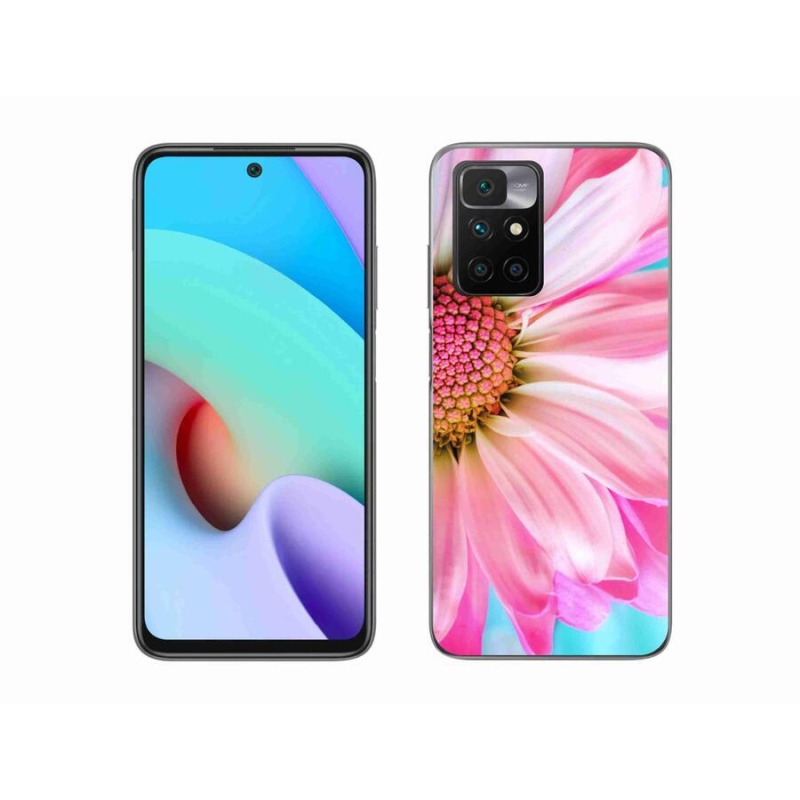Gél védőhuzat mmCase a Xiaomi Redmi 10/Redmi 10 (2022) - rózsaszín virág