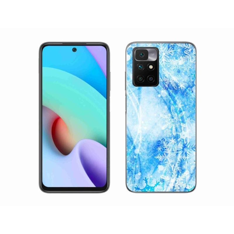 Gél védőhuzat mmCase a Xiaomi Redmi 10/Redmi 10 (2022) - hópelyhekhez