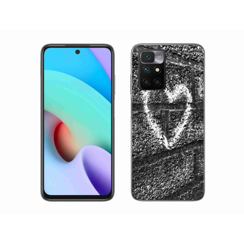 Zselés borítás mmCase a Xiaomi Redmi 10/Redmi 10 (2022) - szív a falon