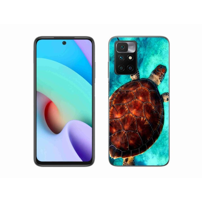 Zselés borítás mmCase a Xiaomi Redmi 10/Redmi 10 (2022) - teknősbéka