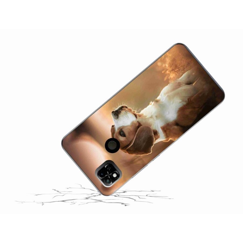 Gél borítás mmCase a Xiaomi Redmi 10A készülékhez - bézs színű