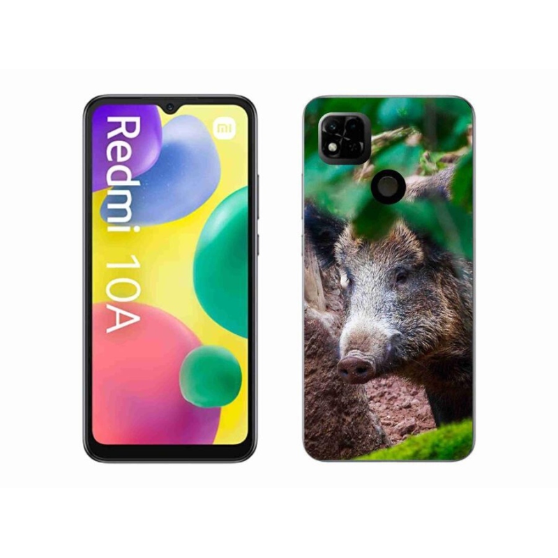 Gél borítás mmCase a Xiaomi Redmi 10A számára - vaddisznó