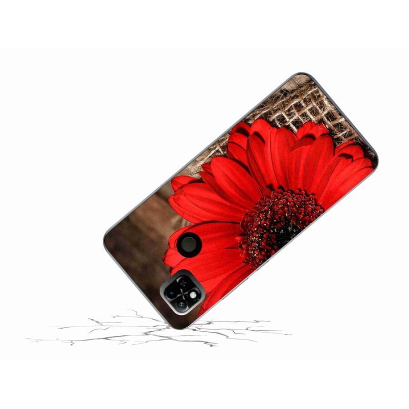 Gél borítás mmCase a Xiaomi Redmi 10A számára - gerbera