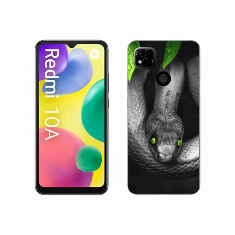Gél borítás mmCase a Xiaomi Redmi 10A számára - kígyó
