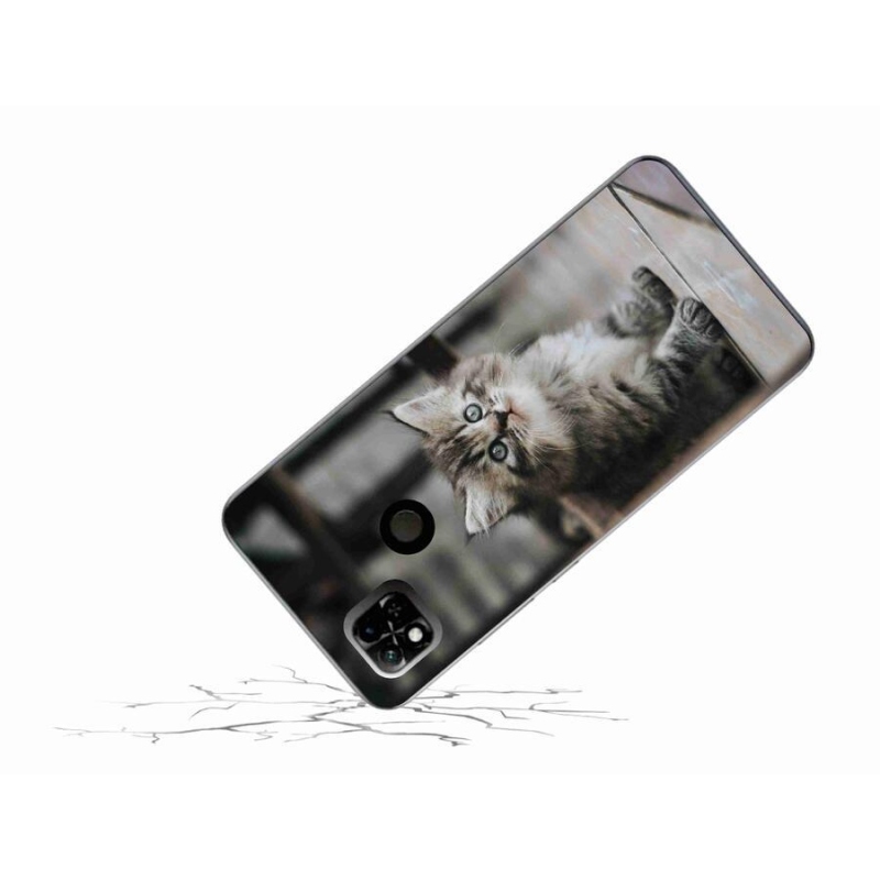 Gél borítás mmCase a Xiaomi Redmi 10A számára - cica