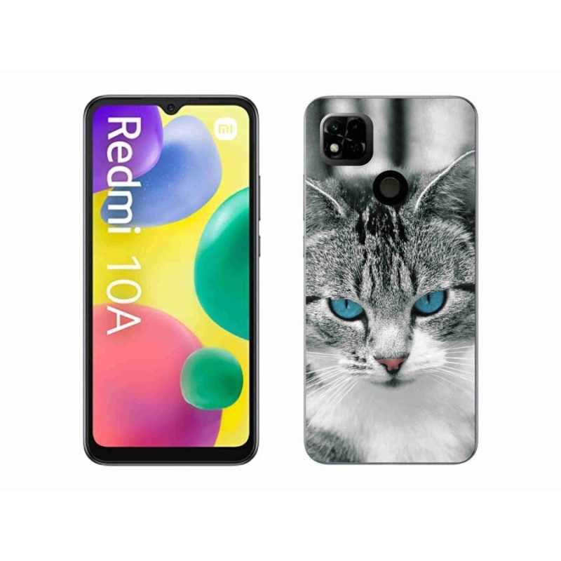 Gél borítás mmCase a Xiaomi Redmi 10A számára - macskaszem 1