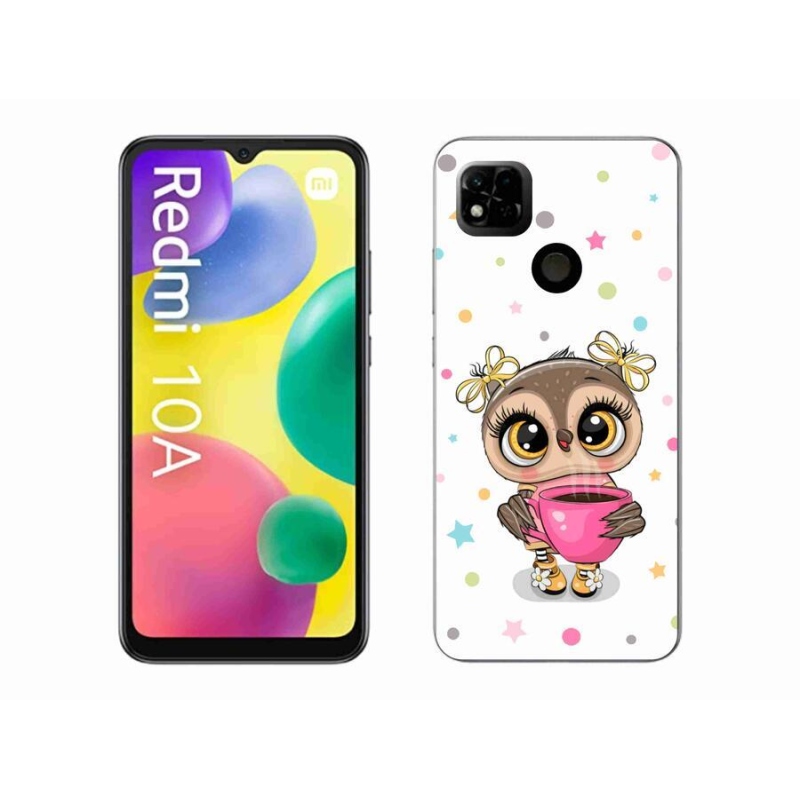 Gél borítás mmCase a Xiaomi Redmi 10A számára - rajzfilm bagoly