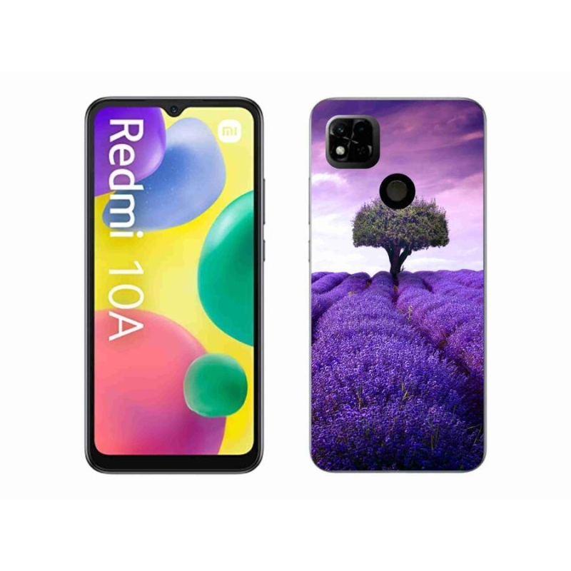 Gél borítás mmCase a Xiaomi Redmi 10A számára - levendula rét