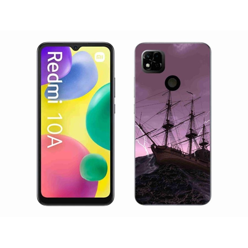 Gél borítás mmCase a Xiaomi Redmi 10A számára - hajó a viharban