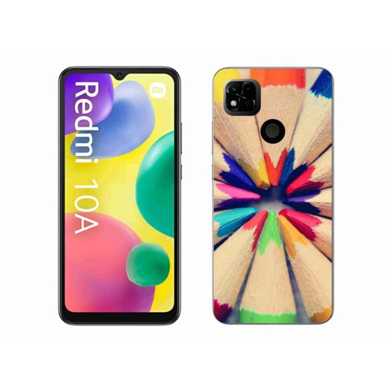 Gél borítás mmCase a Xiaomi Redmi 10A számára - zsírkréták