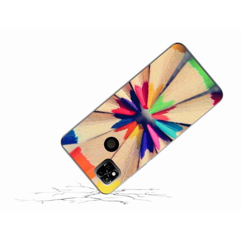 Gél borítás mmCase a Xiaomi Redmi 10A számára - zsírkréták