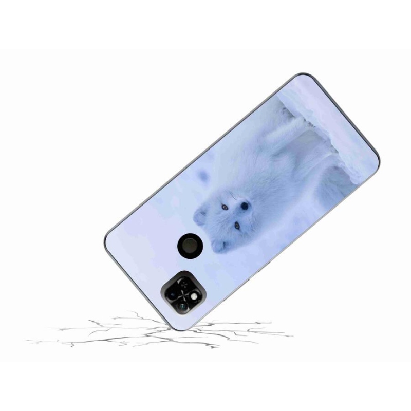 Gél borítás mmCase a Xiaomi Redmi 10A számára - polár róka