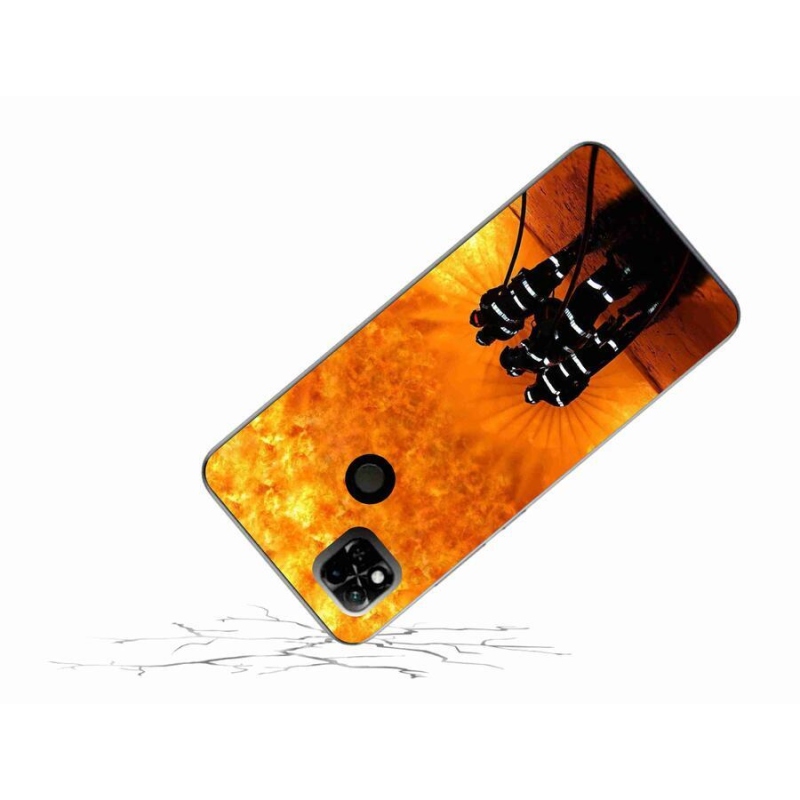 Gél borítás mmCase a Xiaomi Redmi 10A számára - tűz