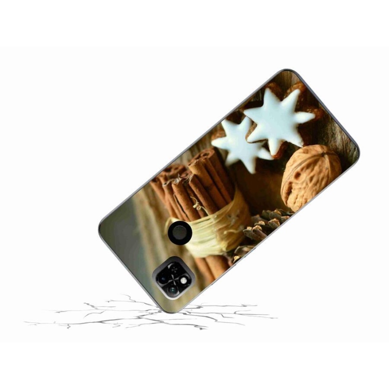 Gél borítás mmCase a Xiaomi Redmi 10A számára - fahéj és mézeskalács