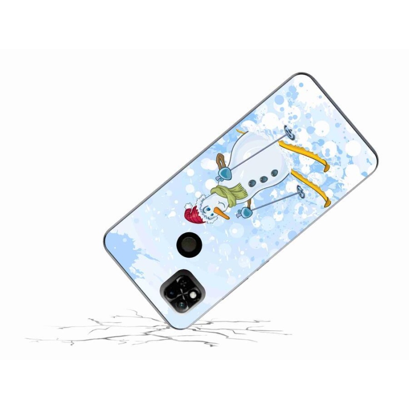 Gél borítás mmCase a Xiaomi Redmi 10A számára - hóember