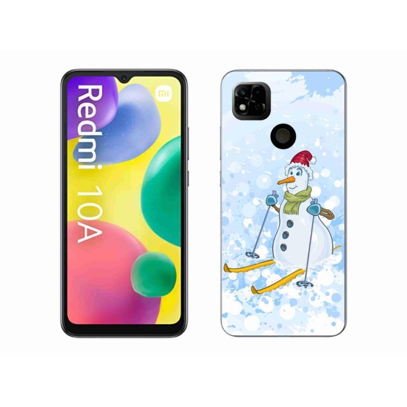 Gél borítás mmCase a Xiaomi Redmi 10A számára - hóember