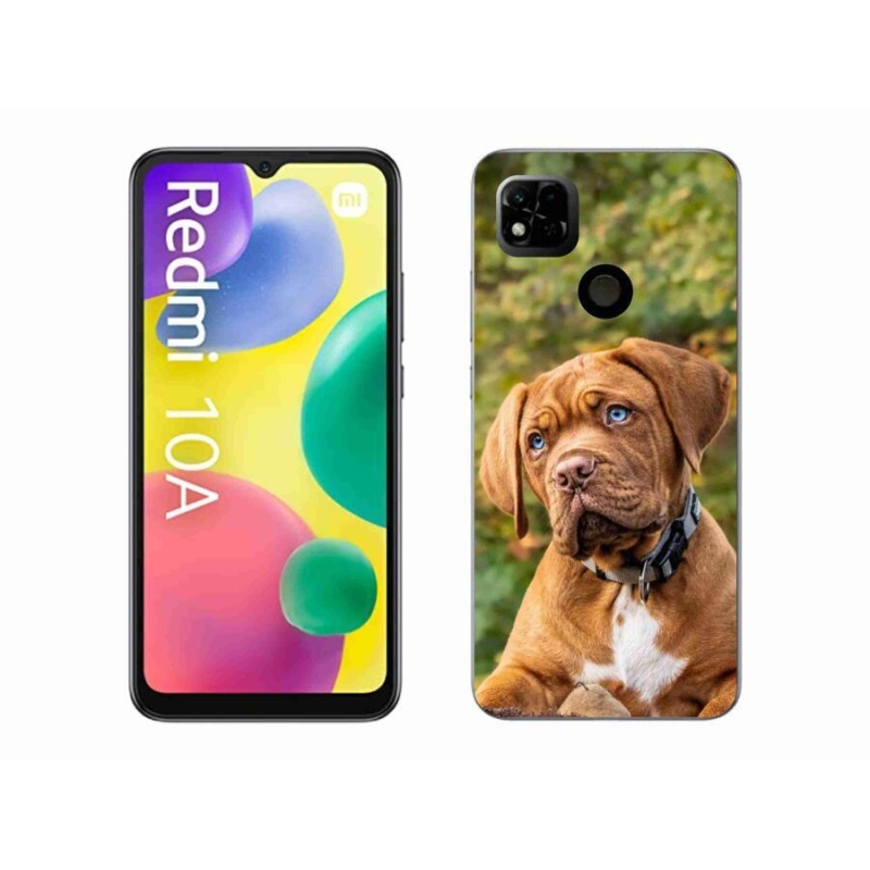 Gél borítás mmCase a Xiaomi Redmi 10A számára - kölyökkutyakék