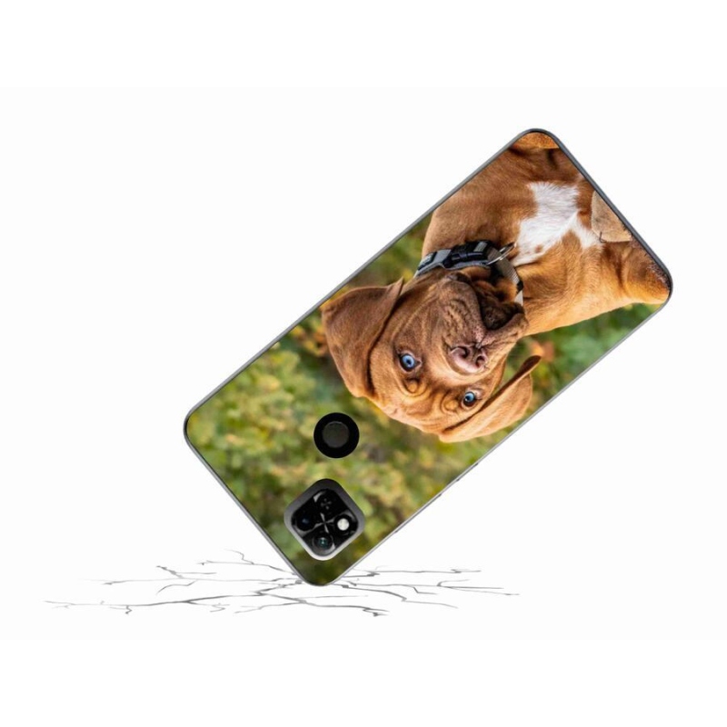 Gél borítás mmCase a Xiaomi Redmi 10A számára - kölyökkutyakék