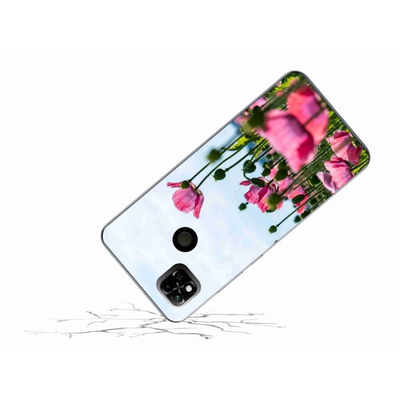 Gél borítás mmCase a Xiaomi Redmi 10A számára - mákos színű