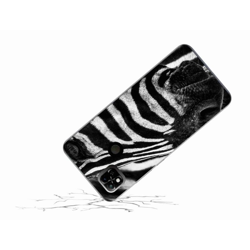 Gél borítás mmCase a Xiaomi Redmi 10A számára - zebra