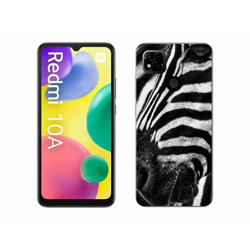 Gél borítás mmCase a Xiaomi Redmi 10A számára - zebra