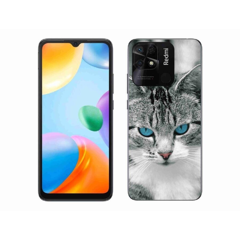 Gél borítás mmCase a Xiaomi Redmi 10C-hez - cat view 1