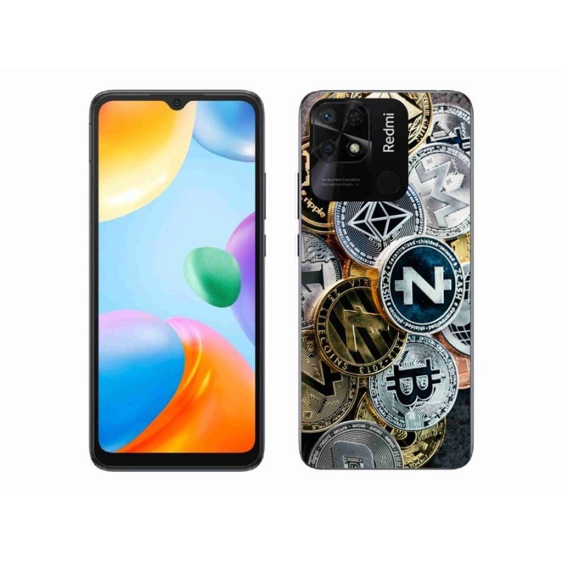 Gél borítás mmCase a Xiaomi Redmi 10C számára - kriptovaluták