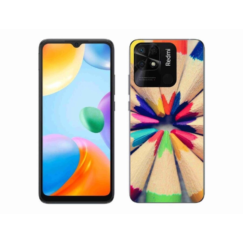 Gél borító mmCase a Xiaomi Redmi 10C-hez - zsírkréták