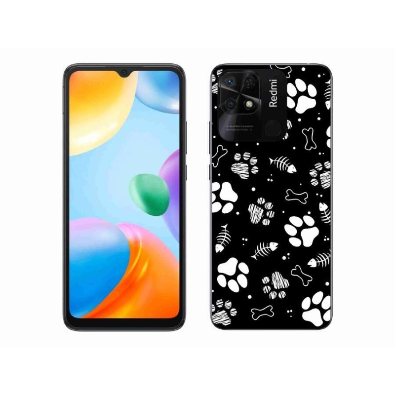 Gél borítás mmCase a Xiaomi Redmi 10C-hez - kutyamancsok