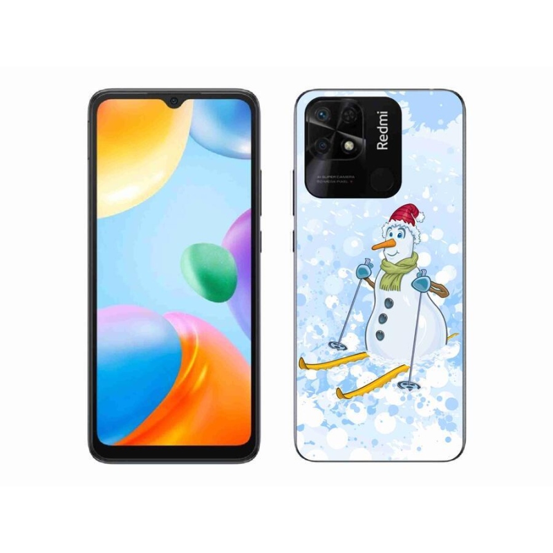 Gél borítás mmCase a Xiaomi Redmi 10C-hez - hóember