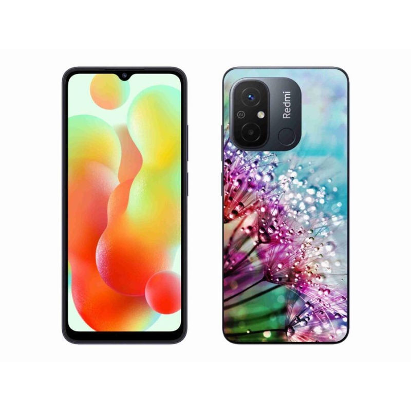 Gél borító mmCase a Xiaomi Redmi 12C-hez - színes virágok