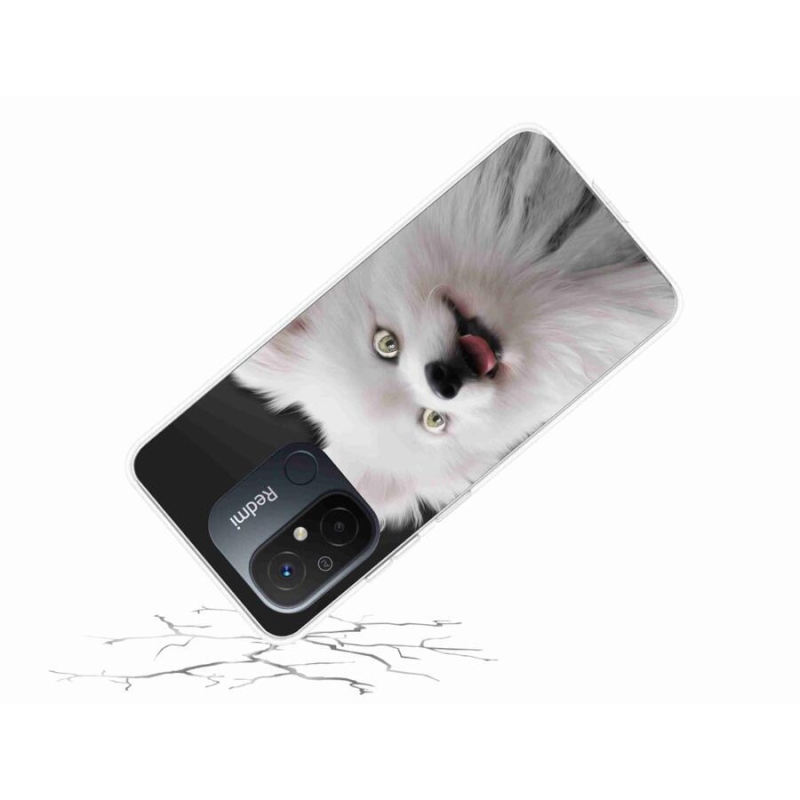 Gél borítás mmCase a Xiaomi Redmi 12C-hez - fehér tipp
