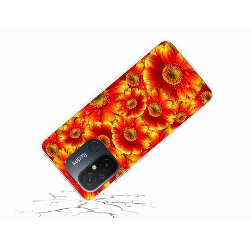Gél borítás mmCase a Xiaomi Redmi 12C-hez - gerbera 1