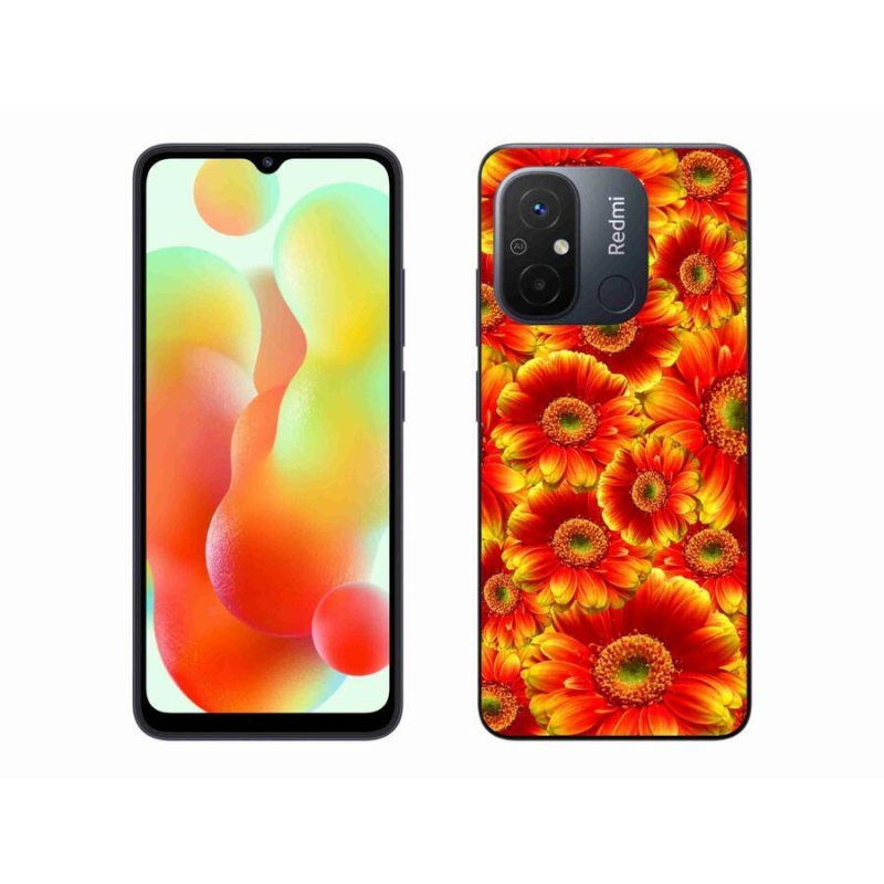 Gél borítás mmCase a Xiaomi Redmi 12C-hez - gerbera 1