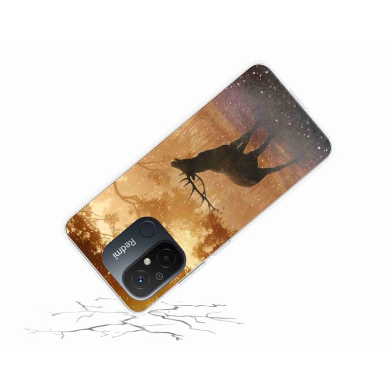 Gél borítás mmCase a Xiaomi Redmi 12C-hez - szarvas a vadászaton