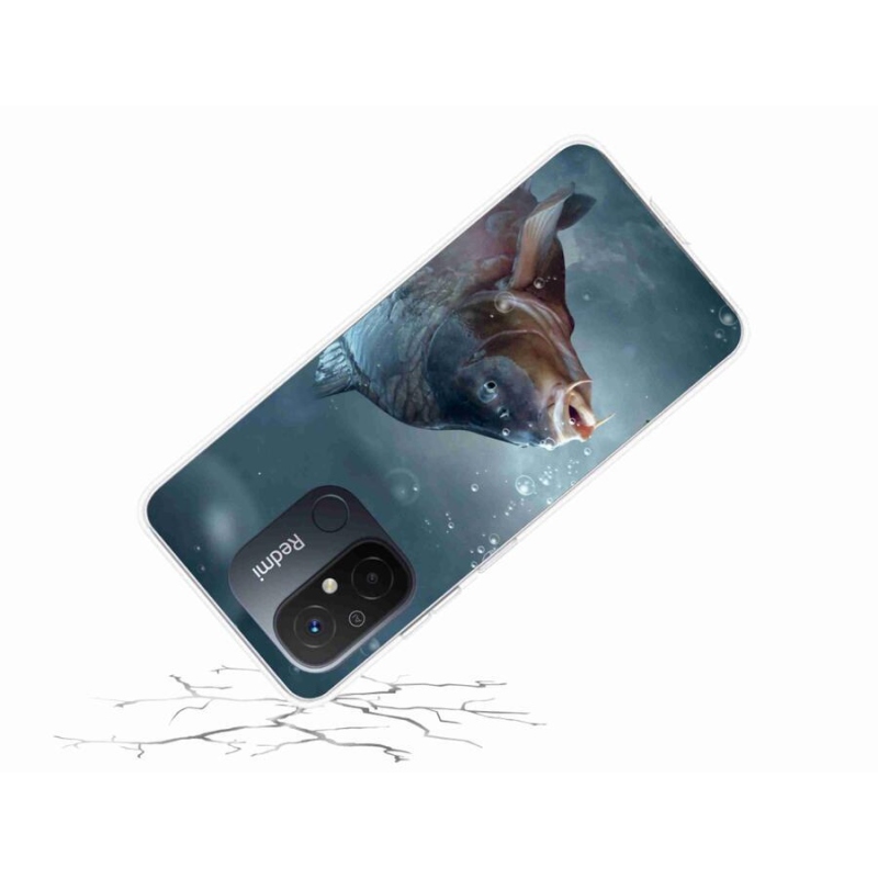 Gél borítás mmCase a Xiaomi Redmi 12C-hez - ponty és buborékok