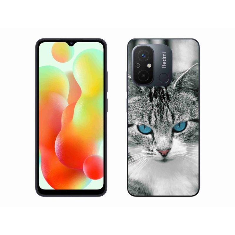 Gél borítás mmCase a Xiaomi Redmi 12C-hez - cat view 1