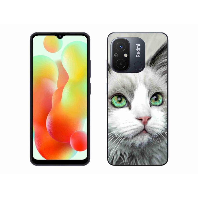 Gél borítás mmCase a Xiaomi Redmi 12C-hez - macska nézet