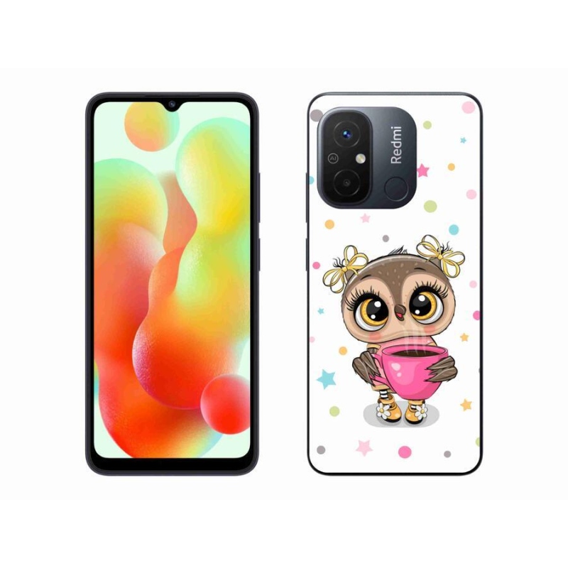 Gél borítás mmCase a Xiaomi Redmi 12C-hez - rajzfilm bagoly