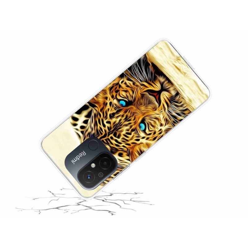Gél borító mmCase a Xiaomi Redmi 12C-hez - rajzfilm tigris