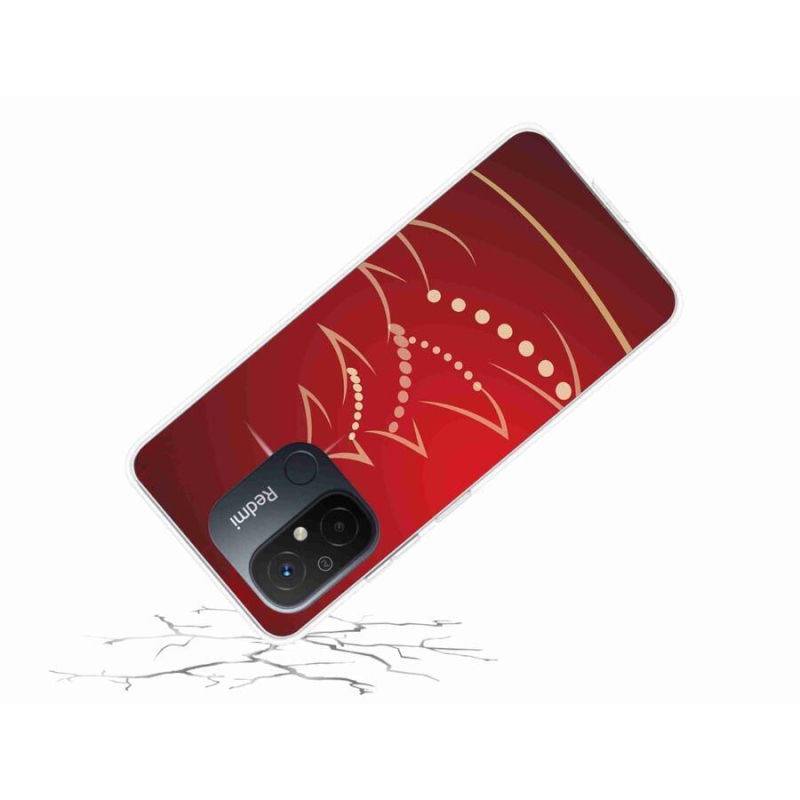 Gél borítás mmCase a Xiaomi Redmi 12C-hez - karácsonyfa karikatúra