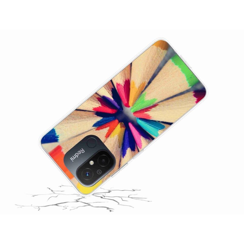 Gél borítás mmCase a Xiaomi Redmi 12C-hez - zsírkréták
