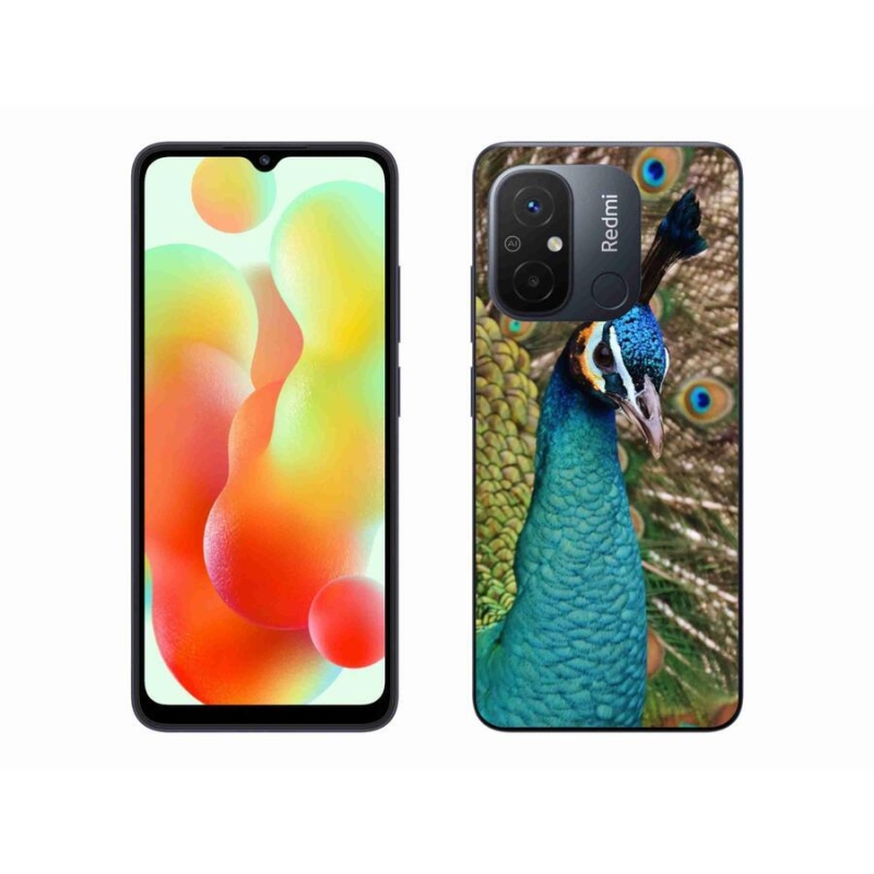Gél borítás mmCase a Xiaomi Redmi 12C-hez - páva