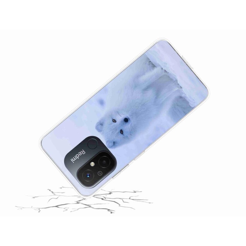 Gél borítás mmCase a Xiaomi Redmi 12C-hez - polár róka
