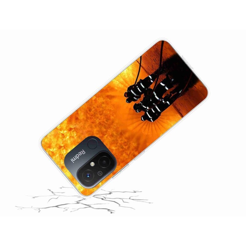 Gél borító mmCase a Xiaomi Redmi 12C-hez - tűz