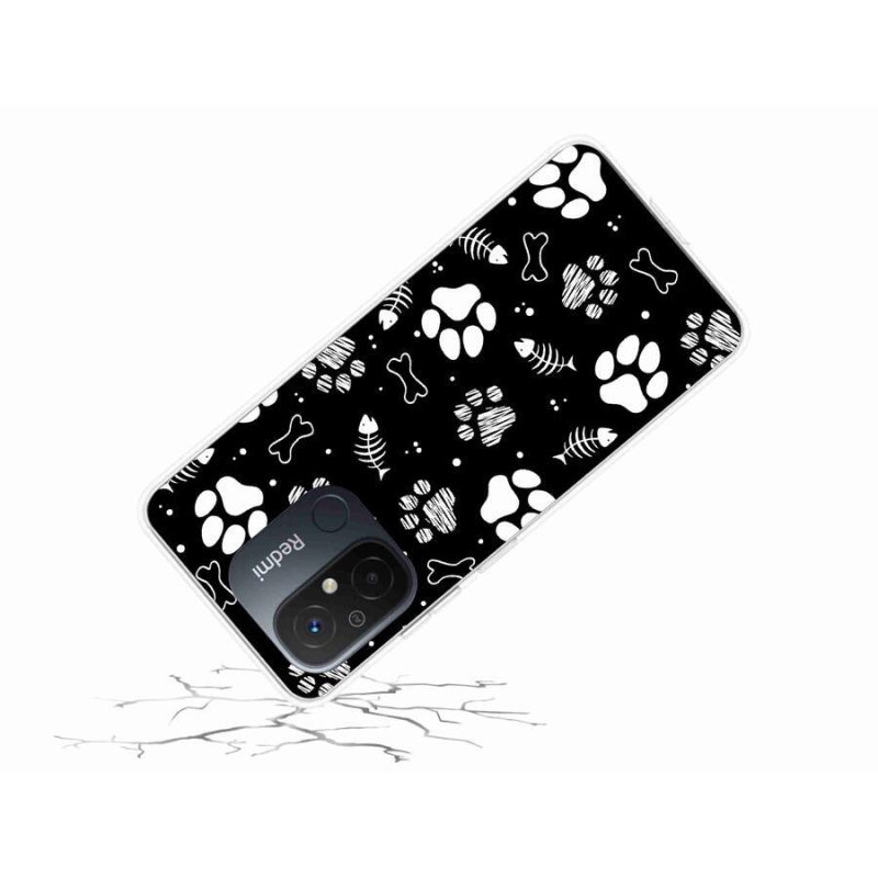 Gél borítás mmCase a Xiaomi Redmi 12C-hez - kutyamancsok